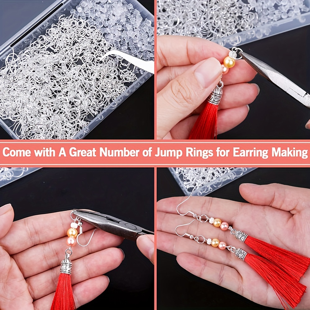 600pcs Hypoallergenic Earring Hooks Kit